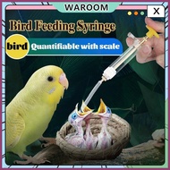 20ML Bird Feeding Syringe With Spoon Hose Handheld Feeding Syringe For Parrots birds Kittens Ha