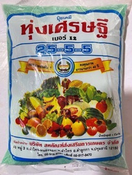 ปุ๋ยเกล็ด ทุ่งเศรษฐี สูตร 25-5-5 ขนาด 1กก.