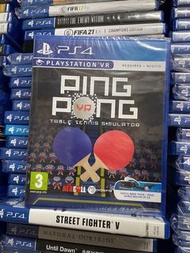 PS4 VR ping pong