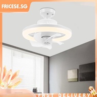 [fricese.sg] Modern Ceiling Fans with Light RGB/3 Colors Dimmable Low Profile Ceiling Fan