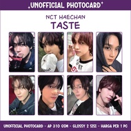 UNOFFICIAL PHOTOCARD NCT HAECHAN - TASTE