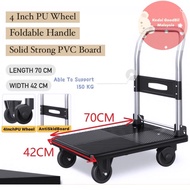 Trolley Hand Truck Foldable Trolley Troli Barang 90Kg 150KG Light Strong Trolley 推车