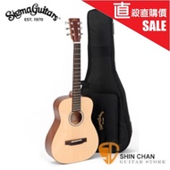 (SC特賣)Sigma 吉他&gt; Sigma木吉他 TM-12 小吉他/旅行吉他 34吋（TM12雲杉面單/附 Sigma吉他袋