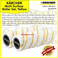 KARCHER Multi-surface ROLLER SET, YELLOW FOR HARD FLOOR CLEANER FC 5
