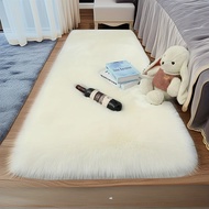 1PC Fur-Proof Long-Wool Sheepskin Carpet, Living Room Bedroom Area Carpet, Fluffy Carpet Home Decora
