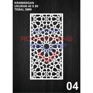 KRAWANGAN PVC BOARD / ORNAMEN PVC FOAM BOARD TEBAL 5MM MODEL 04