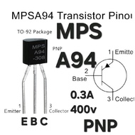 Mps A94 Transistor Pnp 0.3A 400V Mpsa94 Mpsa 94 Mps A94