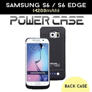 Power Case 4200mAh External Battery Back Case Casing For Samsung Galaxy S6 / S6 Edge