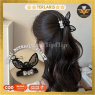 FF JEDAI BUTERFLY DIAMOND Crystal Butterfly Hair Claw Hair Clip