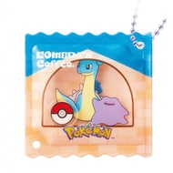 Pokémon 30th Anniversary × Komeda Coffee Charm 🍩 Ditto × Lapras Bean Snack Style Keychain 🎉💙