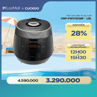 Nồi cơm điện tử áp suất Cuckoo 1.8L CRP-PWV1008F  - Lòng nồi phủ men Xwall độc quyền