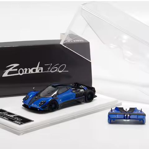HKM 1:64 Pagani Zonda 760 2022 Convertible 2014 Hardtop Alloy car model
