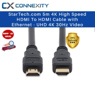 StarTech.com 5m HDMI Cable - 4K High Speed HDMI To HDMI Cable with Ethernet HDMM5M 4K HDMI 1.4 Cable