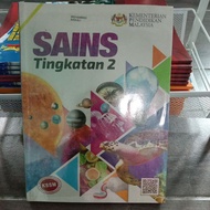 Buku teks tingkatan 2 sains, matematik, bahasa melayu, PJK, RBT, sejarah, PSV, pendidikan islam, geo
