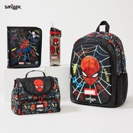 < Spiderman > Australia Smiggle Brand Suitable for Primary School Students Backpack Lunch Bag Statio