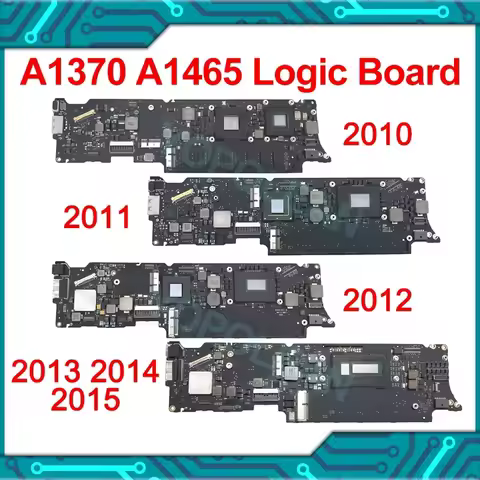 Original A1465 Motherboard For Macbook Air 11" A1370 A1465 Logic Board i5 i7 4GB 8GB 2010 2011 2012 