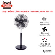 Quạt Công Nghiệp MALANDA Đứng HP-18D - Công Suất 145W - Cao Tối Đa 135cm - Cánh Quạt Nhôm - Động Cơ
