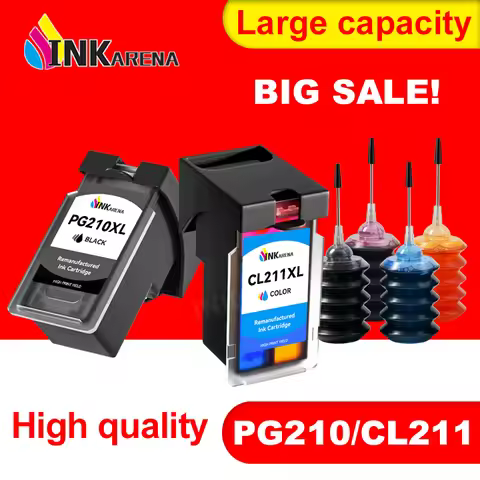 PG210 CL211 Refill Compatible Ink Cartridge For Canon Pixma MP240 MP250 MP260 MP270 MP280 MP480 MP49
