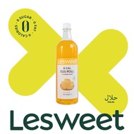 Lesweet 0 Cal Egg Roll Flavor Syrup 1L Halal