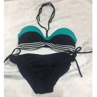 Brakini Set with Snap Lock in shade of Pink / Blue