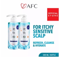 ★ [2 Bottles] AFC Shokaigan Cool Amino Acid Shampoo ★ Hydrate  Cleanse Itchy Sensitive Scalp