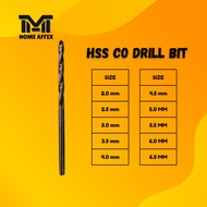 HOME AFFIX HSS Cobalt (HSS-Co) Drill Bit - High Performance Metal Drilling/ DRILL