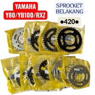 Y80 YB100 420 SPROCKET BELAKANG REAR SPROCKET 420 (27T~36T)
