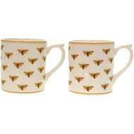 二手 Dior 蜜蜂PAIR ACNE對，白色，陶瓷，0749。