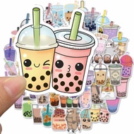 VINYL STICKERS CONTAIN 50 PCS DRINK BOBA JUICE FRESH WATERPROOF AESTHETIC LOVERSTUFF