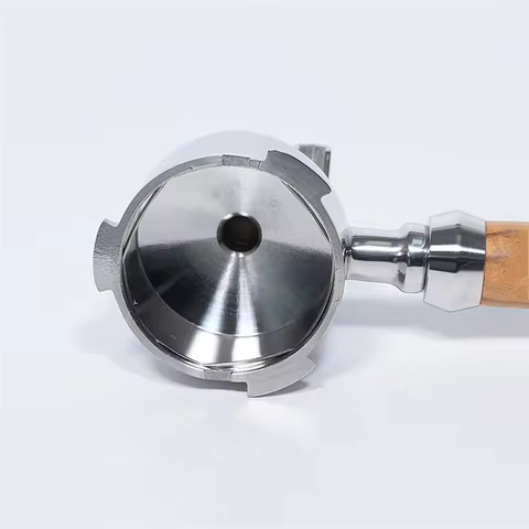 Bottomless Portafilter 51mm For Delonghi Ec685 Accessories Double Spout 51mm Bottom Filter Holder He