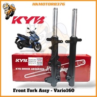 ORIGINAL KYB VARIO160 VARIO 160 FRONT FORK SET FRONT FORK SET ORI KAYABA VARIO160 BLACK DA3016/3017