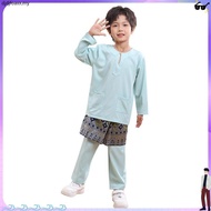 BAJU MELAYU WARISAN TELUK BELANGA COTTON - 3 (NO SAMPIN)