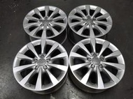 【中清中古物流區】AUDI奧迪A4原廠 10爪 17吋 5X112 8J ET39 66.5銀 新車拆