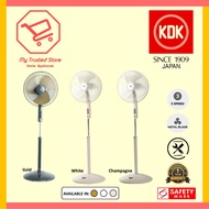 KDK (P40US) 16 Inch / 40CM STAND FAN (BLACK/CHAMPAGNE/WHITE)