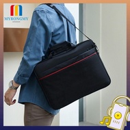 MYRONGMY Laptop Bag, 15.6inch Large Capacity Computer Bag, Portable Shockproof Briefcase Shoulder Handbag Laptop  for //Dell/Asus/