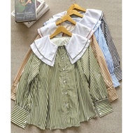KIYOMI RAYON STRIPE BLOUSE blouse women