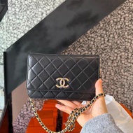 Chanel woc黑色寶石扣