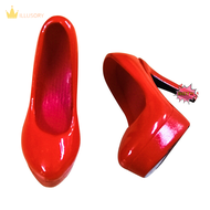 illusory 1:6 Female Women Simulation Stiletto High Heel Court Shoes Model For 12Inch Doll