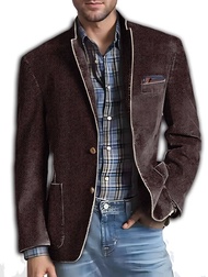 ขายร้อนผู้ชายพิมพ์ธุรกิจ Blazer สีเสื้อสูทลําลองความยาวปกติชุดลําลองจากจีนแผ่นดินใหญ่