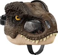 Mattel Jurassic World Dominion Chomp N Roar Tyrannosaurus Rex Dinosaur Mask with Motion and Sounds, 