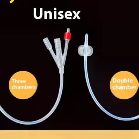 Health Care 1 Piece 2 Way 3 Way Catheter; Disposable Silicone Foley Catheter for Urinary Tract Care