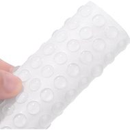Eshanmu Self-Adhesive Clear Rubber Feet Tiny Bumpons 0.25" in Diameter X 0.079" Height PACK/100pcs (
