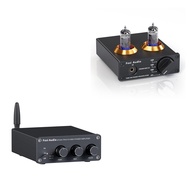 BT20A Bluetooth 5.0 Stereo Audio 2 Channel Amplifie and Fosi Audio Box X2 Phono Preamp for Turntable