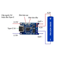 (COMBO 3PCs)Battery Charger Circuit TP4056 TYPE-C USB Port With Protection IC