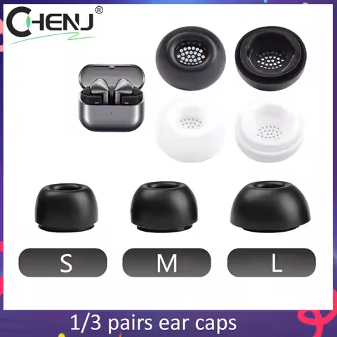 1/3 Pairs Anti-Slip Earbuds Earphone Case Memory Foam Eartips For 3 Pro Eartip Soft Earplugs