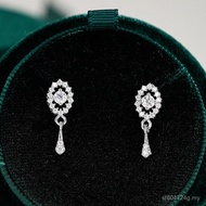 Women's Earrings Sterling Silver 925 American Cross-Border Earrings Moissanite Alien Eye of Devil Fa