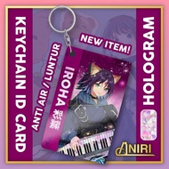 Keychain ID Card Cosmic Princess Kaguya Iroha, Yachiyo Gantungan Kunci Anime Waifu - Iroha