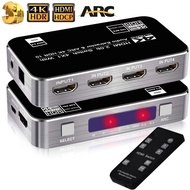 202160Hz 4K HDMI Switch HDR HDMI ARC audio extractor HDMI 2.0 splitter switcher HDMI Switch audio ex