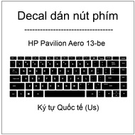 International (Us) key button Decal for HP Pavilion Aero 13-be