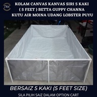 KOLAM CANVAS KANVAS BUDGET BAJET B40 BETTA GUPPY MOINA DAPHNIA MAGNA LOBSTER AQUASCAPE ( 5 SERIES )